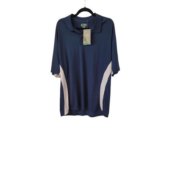 NWT Men's Izod Blue Collared Polo in an XL - Picture 1 of 5